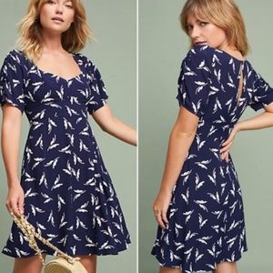 Maeve Fern Ruched Dress